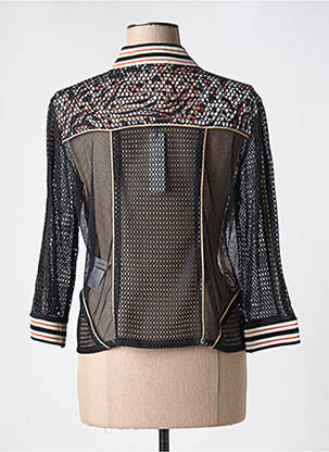 Veste casual coupe cintrée noir LESLIE femme