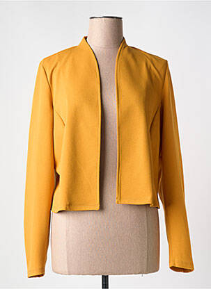 Veste chic tissage crêpe orange GREGORY PAT femme
