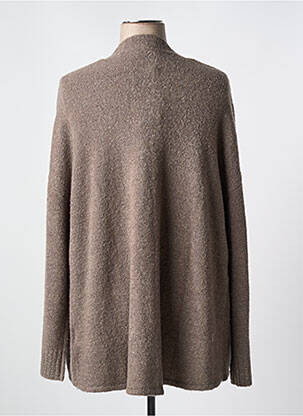 Gilet manches longues stretch marron BASLER femme