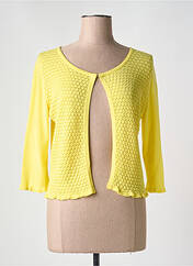 Gilet manches longues jaune OLIVIER PHILIPS pour femme seconde vue