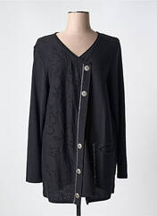 Gilet manches longues noir CHALOU pour femme seconde vue