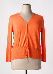 Gilet manches longues orange OLIVIER PHILIPS pour femme seconde vue