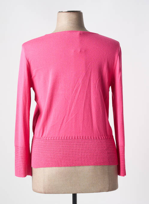 Gilet manches longues manches 3/4 rose OLIVIER PHILIPS femme