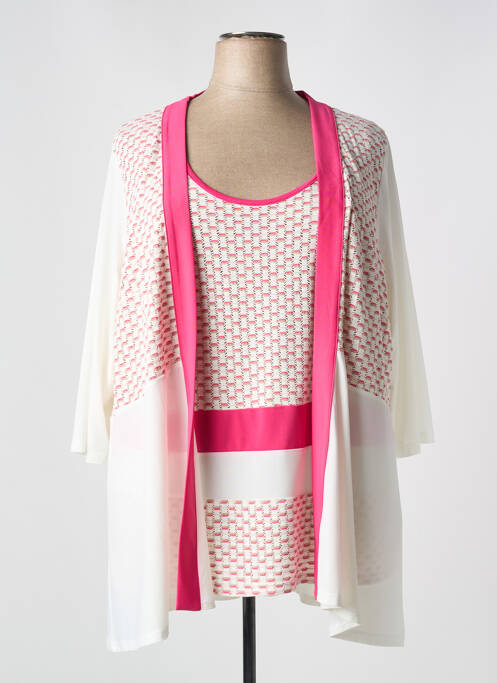 Twin-set coupe fluide rose GREGORY PAT femme