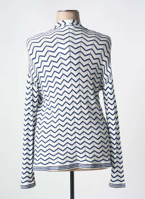 Gilet manches longues bleu CAROLINE BISS pour femme