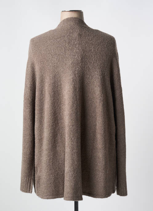 Gilet manches longues marron BASLER pour femme