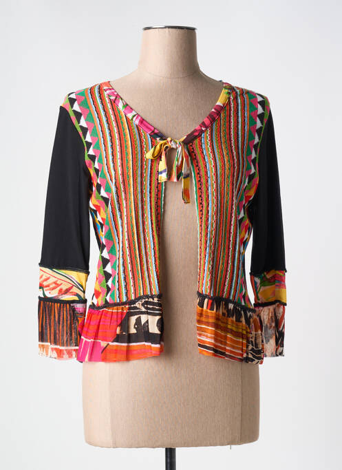 Gilet manches longues noir OLIVIER PHILIPS pour femme