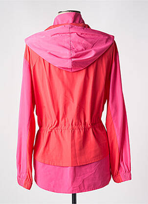 Coupe-vent manches longues a capuche rouge CAROLINE BISS femme