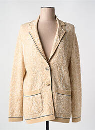 Blazer poches beige DEVERNOIS femme