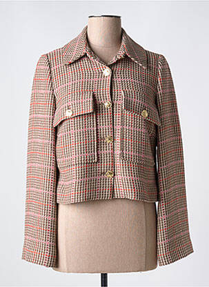 Veste chic manches longues marron CAROLINE BISS femme