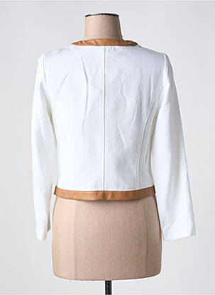 Veste chic col rond beige CAROLINE BISS femme