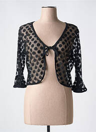 Boléro légère et transparente noir OLIVIER PHILIPS femme
