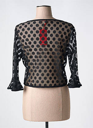 Boléro légère et transparente noir OLIVIER PHILIPS femme