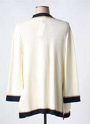 Gilet manches longues beige DEVERNOIS pour femme seconde vue