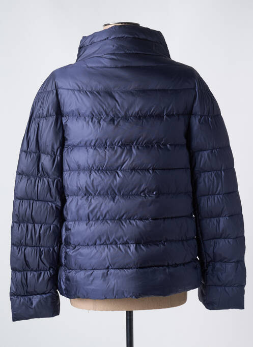 Doudoune poches sans capuche bleu PREGIO COUTURE femme