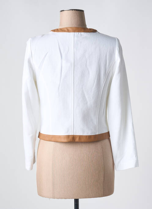 Veste chic col rond beige CAROLINE BISS femme