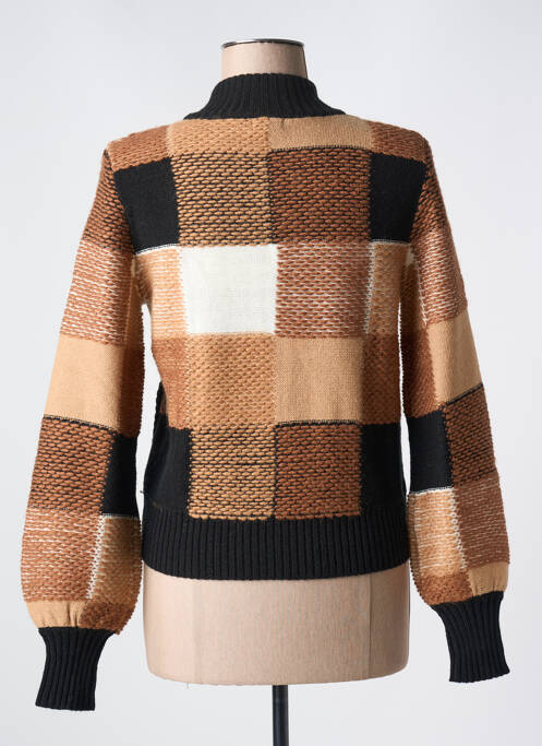 Gilet manches longues marron CAROLINE BISS pour femme