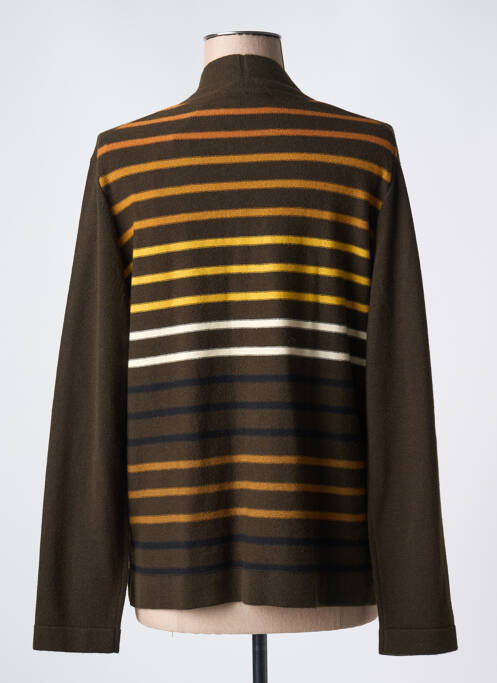 Gilet manches longues marron FUEGO WOMAN pour femme