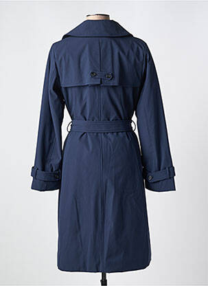 Trench poches sans capuche bleu PREGIO COUTURE femme