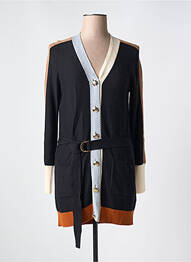 Gilet manches longues coupe cintrée noir CAROLINE BISS femme