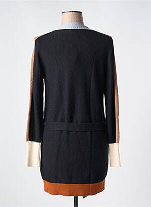 Gilet manches longues coupe cintrée noir CAROLINE BISS femme