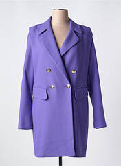 Manteau long violet CAROLINE BISS pour femme seconde vue