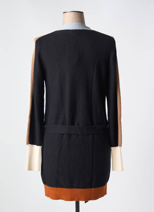 Gilet manches longues coupe cintrée noir CAROLINE BISS femme