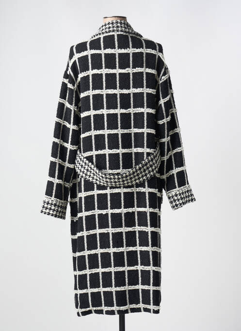 Manteau long noir CAROLINE BISS femme