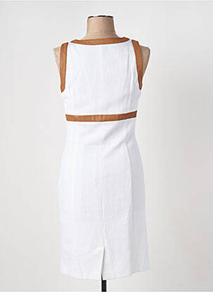 Robe mi-longue sans manche sans manche blanc CAROLINE BISS femme