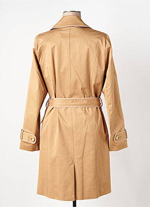 Trench poignets boutonnés sans capuche beige CAROLINE BISS femme