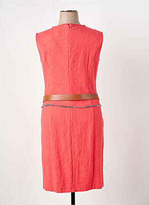 Robe mi-longue sans manche sans manche rouge CAROLINE BISS femme