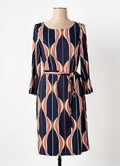 Robe mi-longue bleu K-DESIGN pour femme seconde vue