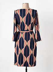 Robe mi-longue bleu K-DESIGN pour femme seconde vue