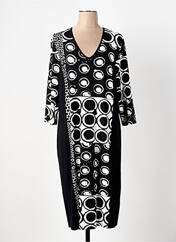 Robe mi-longue noir CHALOU pour femme seconde vue