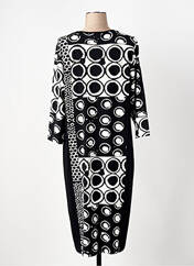 Robe mi-longue noir CHALOU pour femme seconde vue