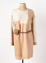 Robe pull beige CAROLINE BISS pour femme seconde vue