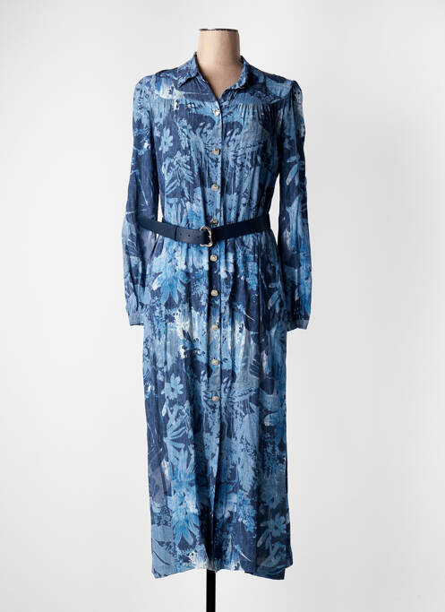 Robe longue bleu CAROLINE BISS pour femme