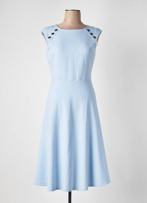 Robe mi-longue bleu CAROLINE BISS pour femme