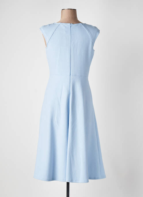 Robe mi-longue bleu CAROLINE BISS pour femme