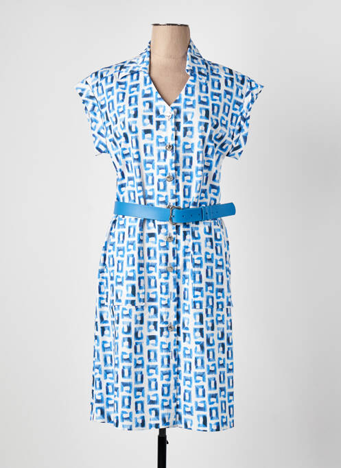 Robe mi-longue bleu CAROLINE BISS pour femme