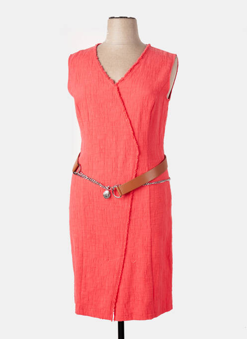 Robe mi-longue rouge CAROLINE BISS pour femme