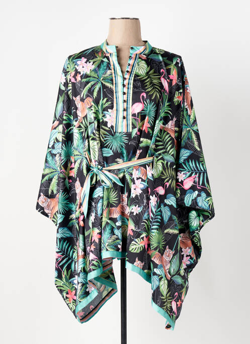 Tunique manches longues noir LESLIE pour femme