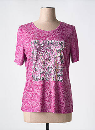 T-shirt sérigraphie manches courtes violet GERRY WEBER femme