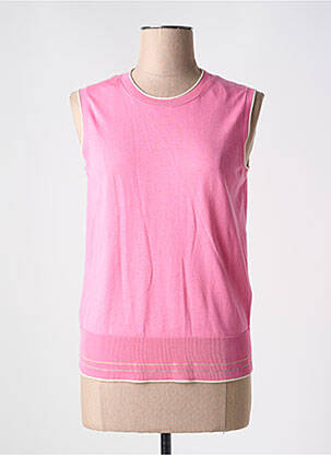 Pull stretch sans manche rose GERRY WEBER femme
