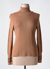 Pull col roulé marron CAROLINE BISS pour femme seconde vue