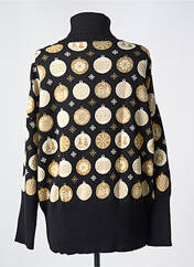 Pull col roulé noir DEVERNOIS pour femme seconde vue