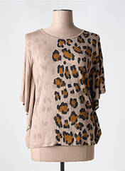 T-shirt marron LEO & UGO pour femme seconde vue