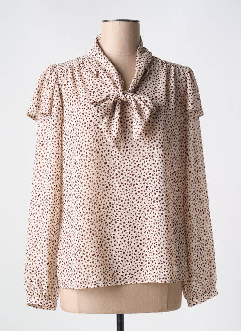 Blouse beige CAROLINE BISS pour femme