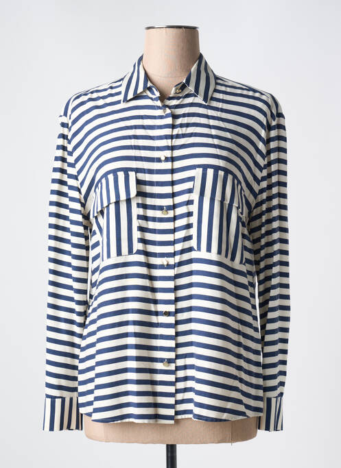 Chemisier bleu DEVERNOIS pour femme