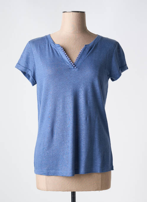 T-shirt bleu DEVERNOIS pour femme